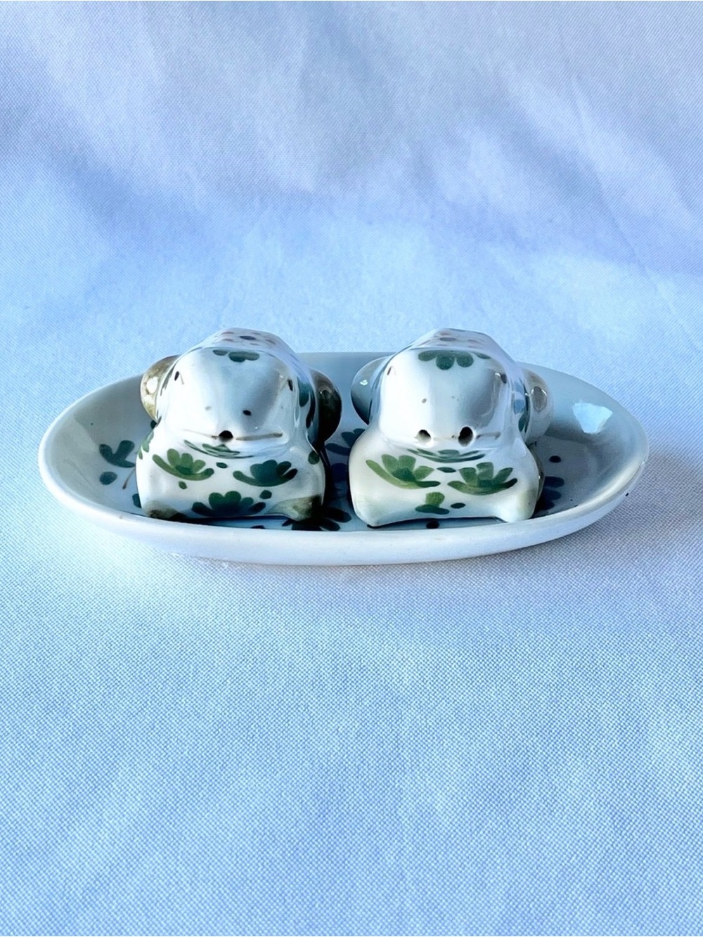 Vintage Frog Salt And Pepper Shares Made In Thailand